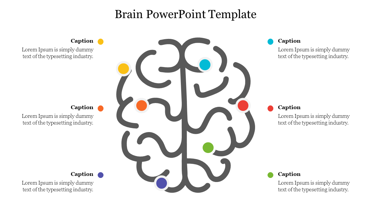 brain powerpoint template-Style 1